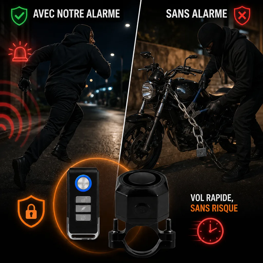 Alarme Antivol Moto