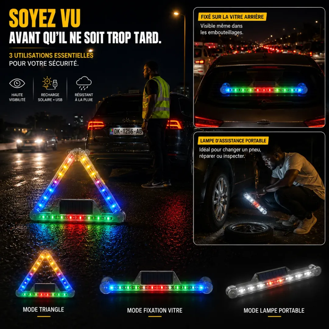 Triangle de Détresse LED
