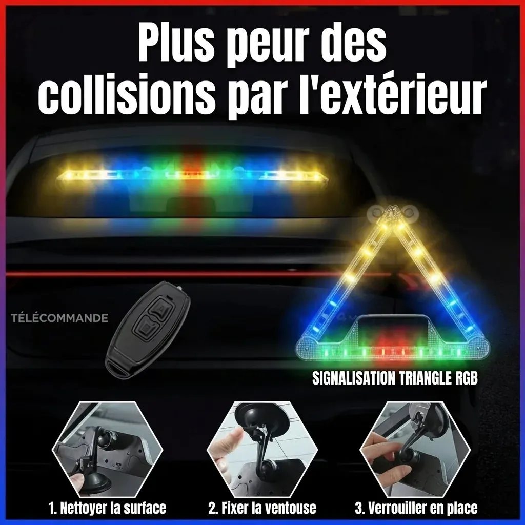 Triangle de Détresse LED — caractéristiques