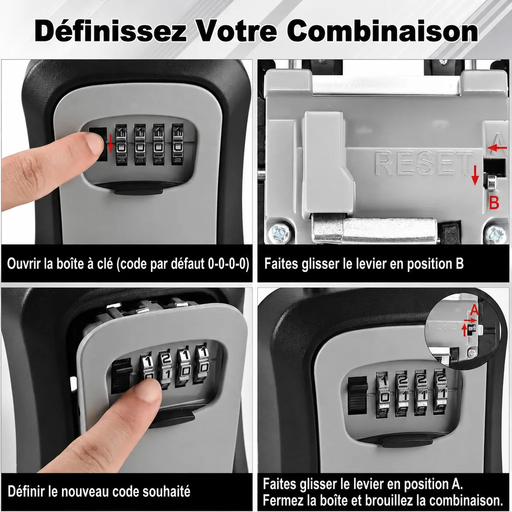 Boîte à Clés à Code — Anti-galère — en situation