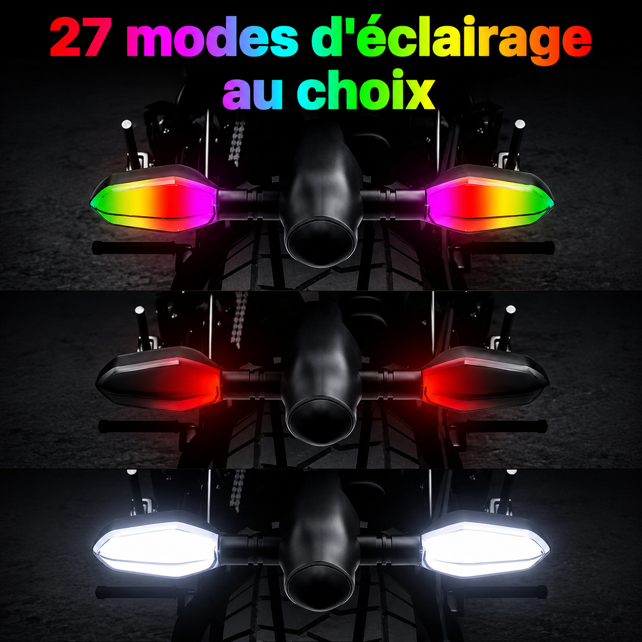 Clignotants LED à Projection — en détail
