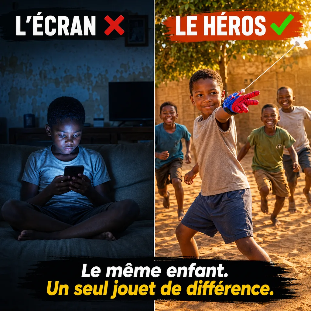 Lanceur de Toile de Héros — en situation