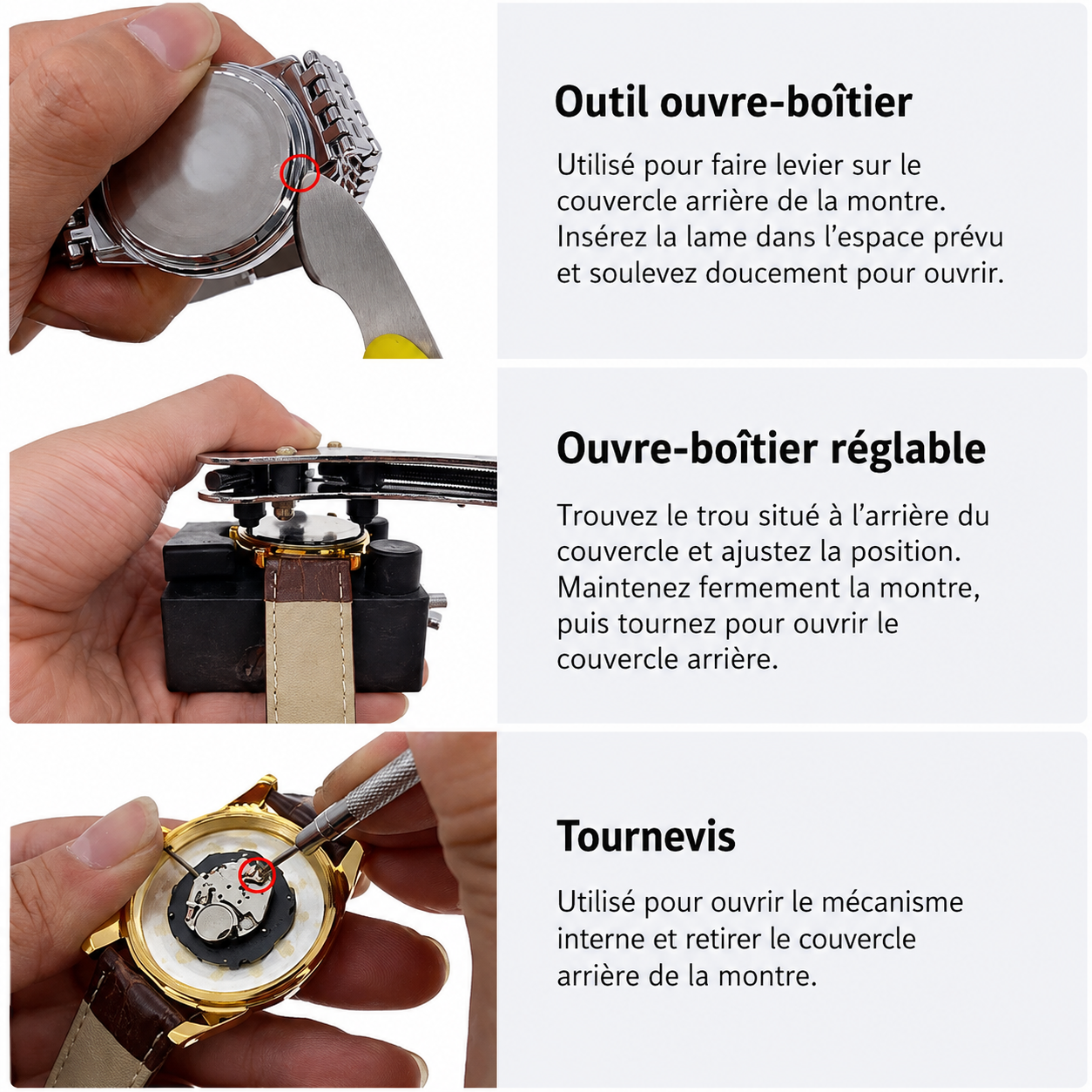 Kit Réparation Montre 147 Pièces — caractéristiques