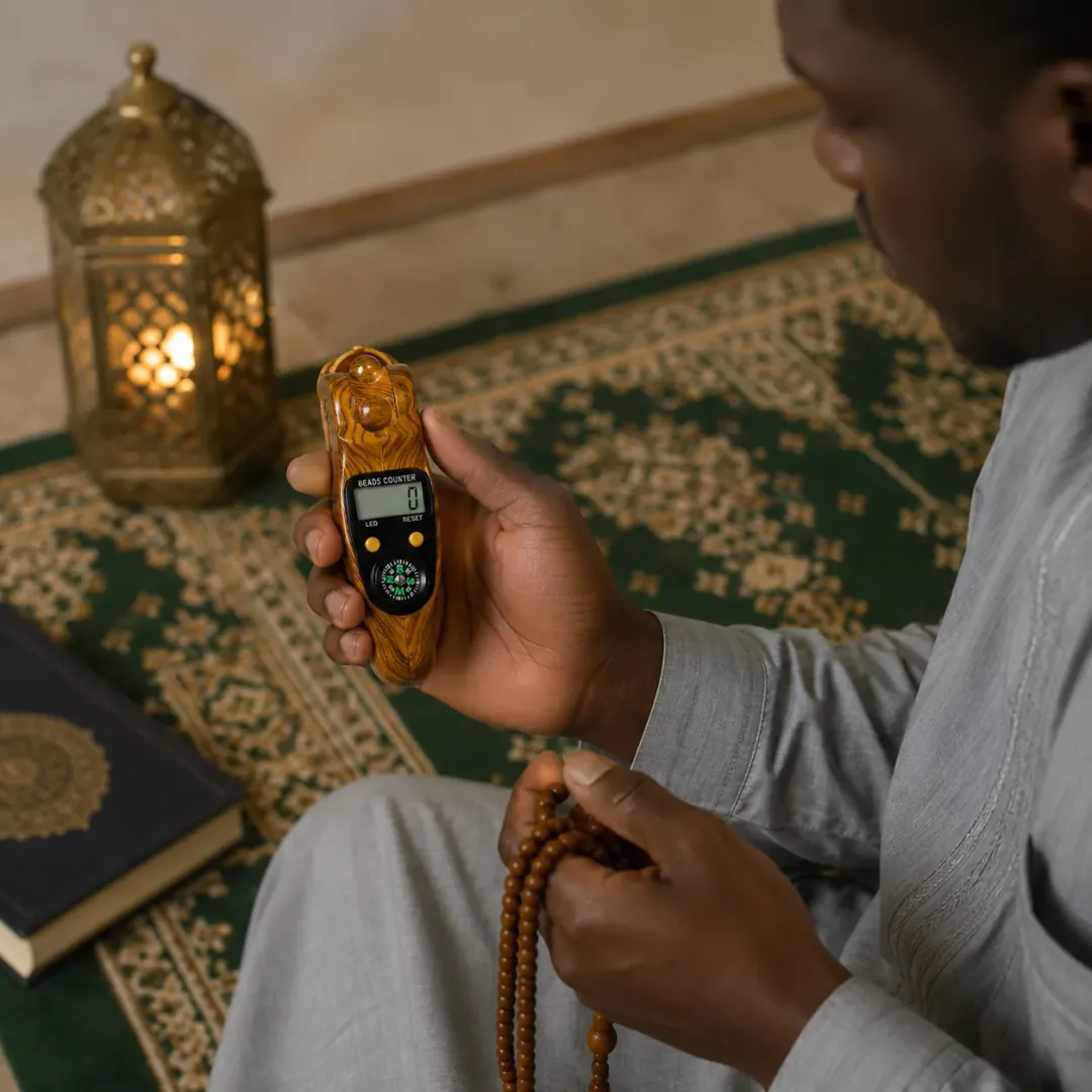 Tasbih Digital + Boussole